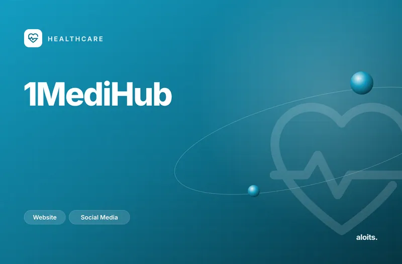 1MediHub: Website, Social Media by Aloits