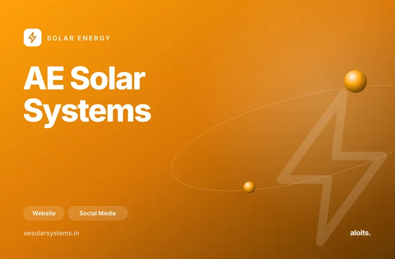 AE Solar Systems: Website, Social Media by Aloits
