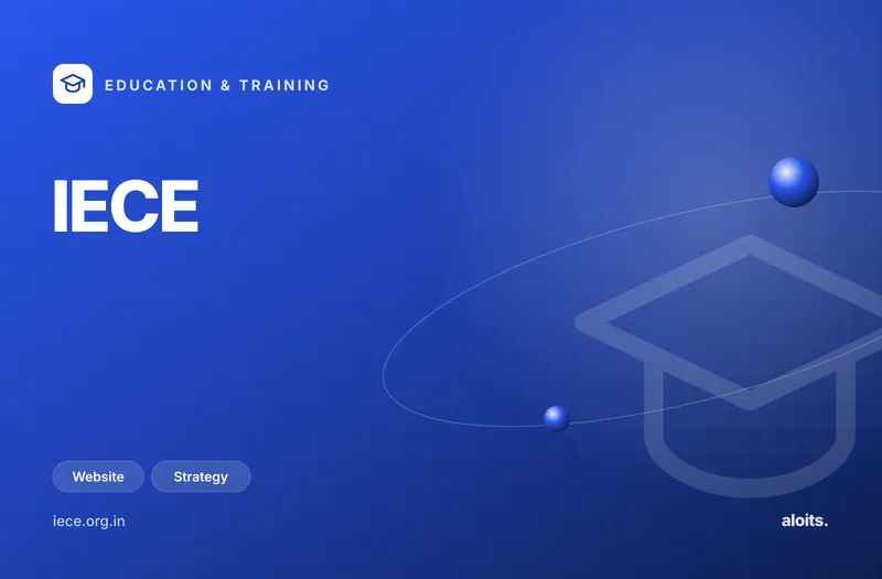 IECE: Website, Strategy by Aloits